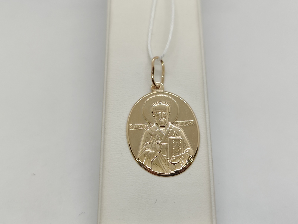 ПОДИБК585 ПОДВЕСКА ИКОНА БЕЗ КАМНЯ (Au 585)