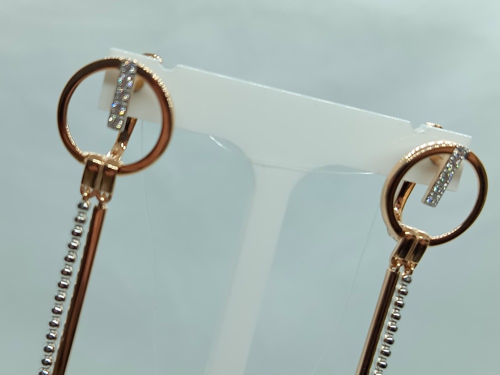 СЕРЬГИ С КАМНЯМИ (Au 585) СЕРЬГИ С КАМНЯМИ (Au 585)