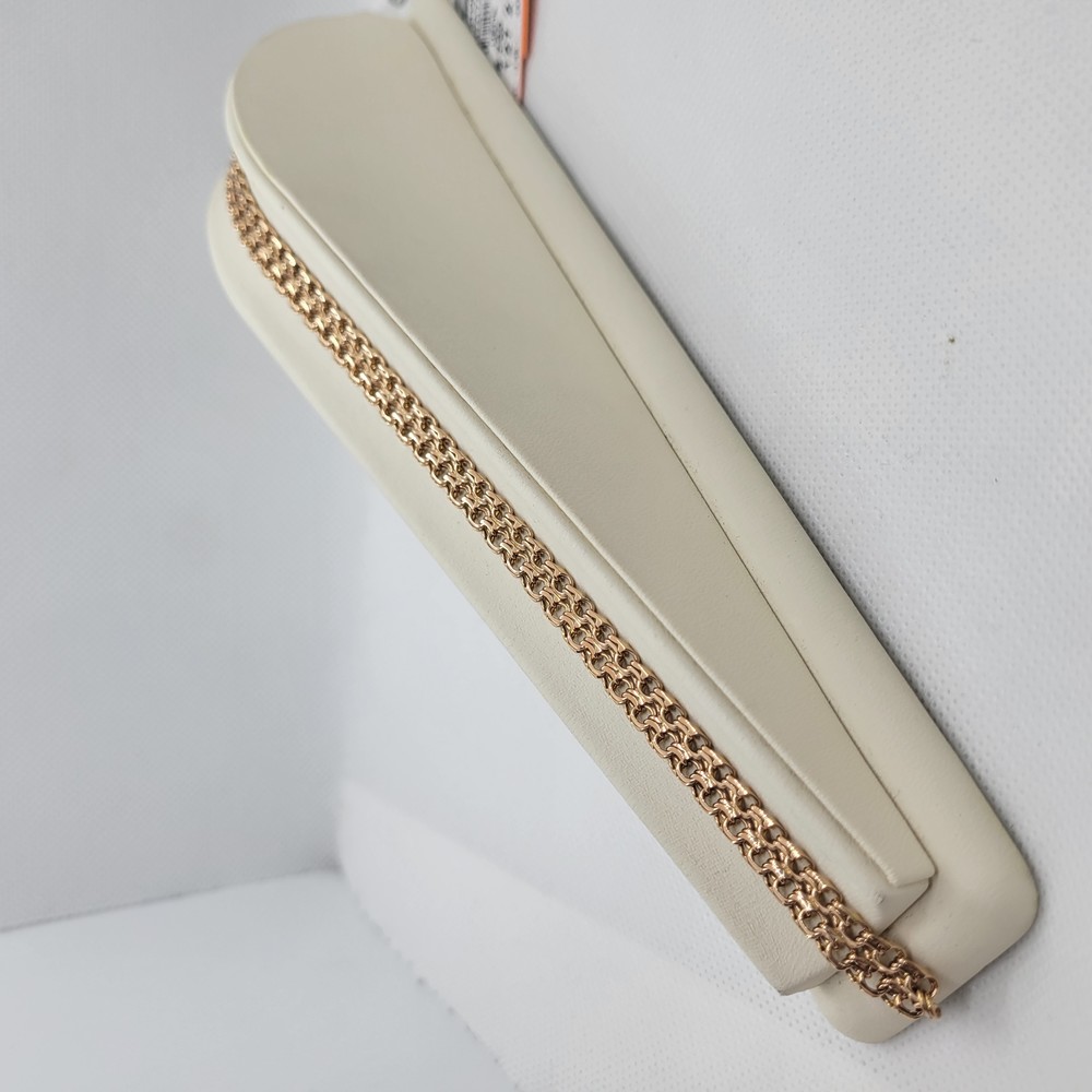 ЦЛБС585 ЦЕПЬ ПОЛНОВЕСНАЯ Бисмарк (Au 585) ЦЛБС585 ЦЕПЬ ПОЛНОВЕСНАЯ Бисмарк (Au 585)