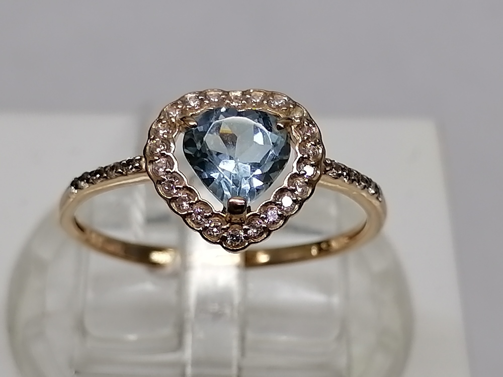 КОЛКМИ585 КОЛЬЦО С КАМНЯМИ (Au 585)