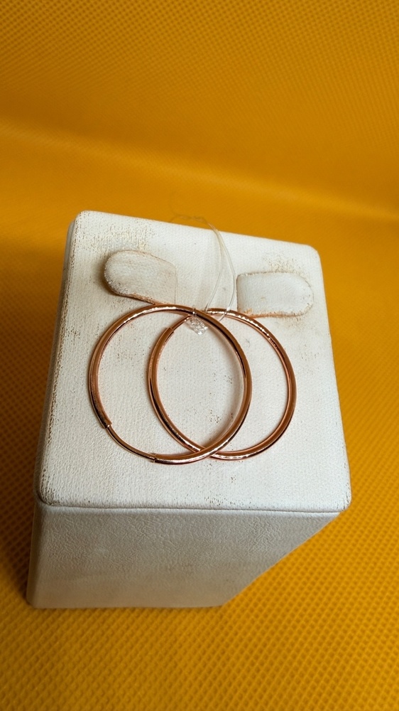 СЕРЬГИ КОНГО без камня (Au 585)