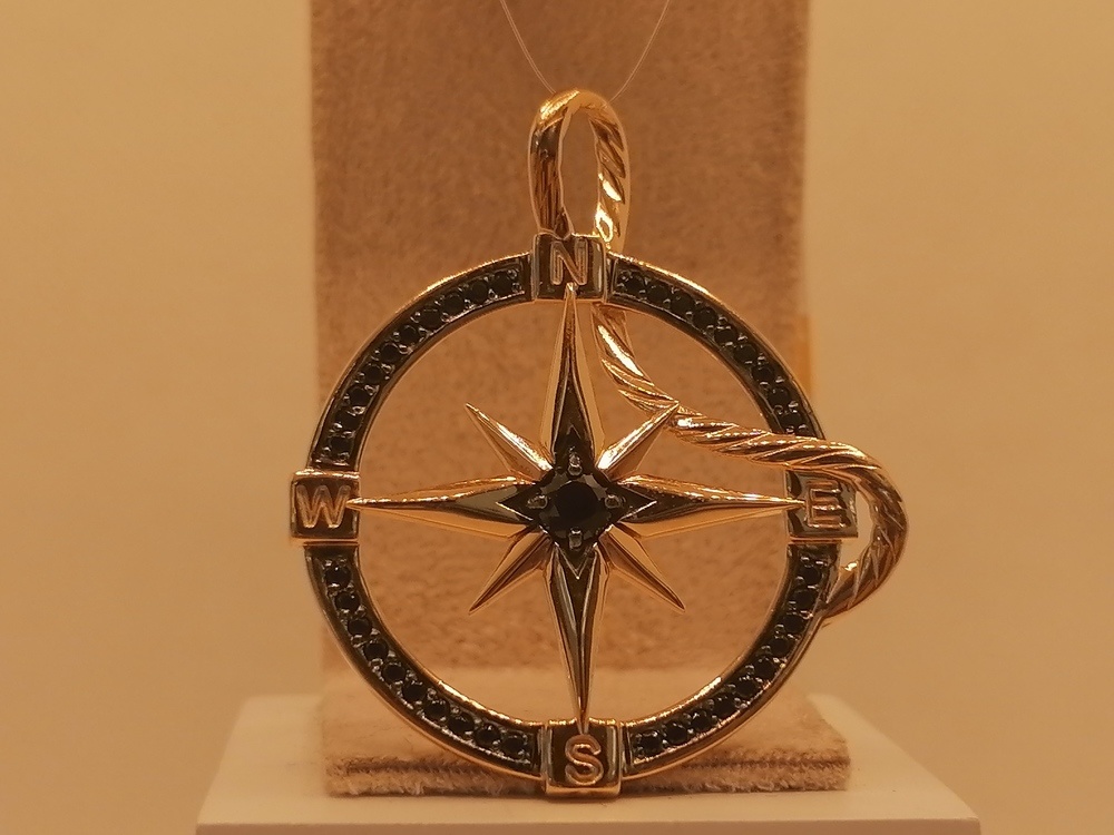 ПОДВЕСКА С КАМНЯМИ (Au 585)