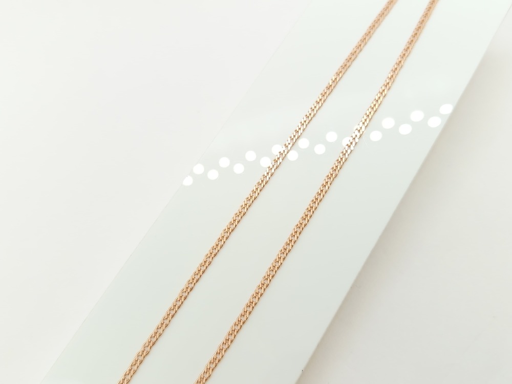 ЦЕПЬ ПОЛНОВЕСНАЯ Ромб двойной (Au 585)