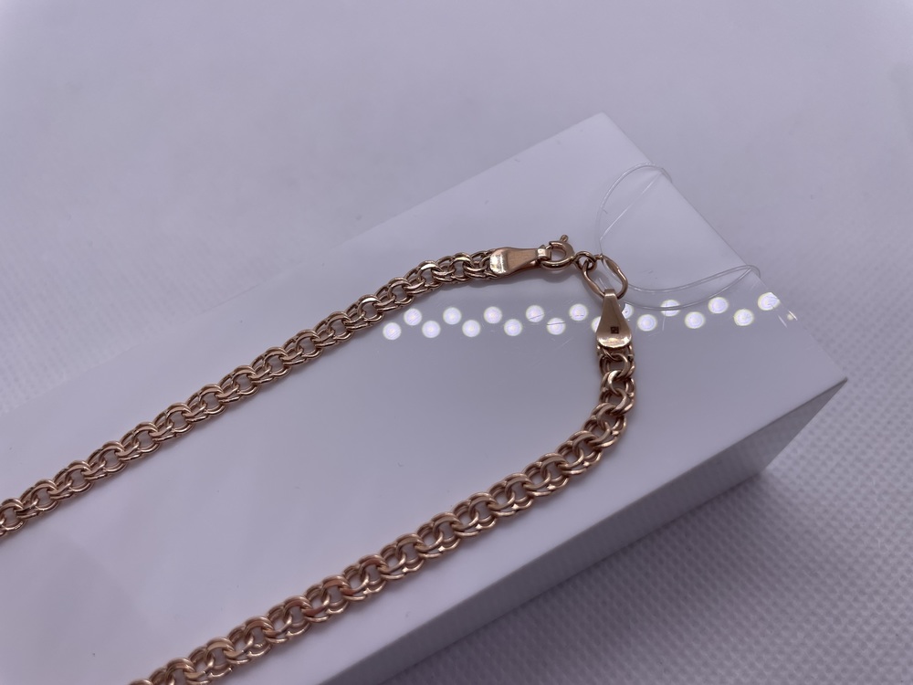 570006022 ЦЕПЬ ПУСТОТЕЛАЯ Бисмарк (Au 585)