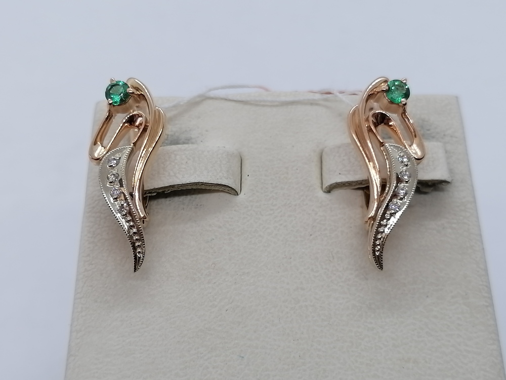 СЕРЬГИ БРИЛЛИАНТ (Au 585)