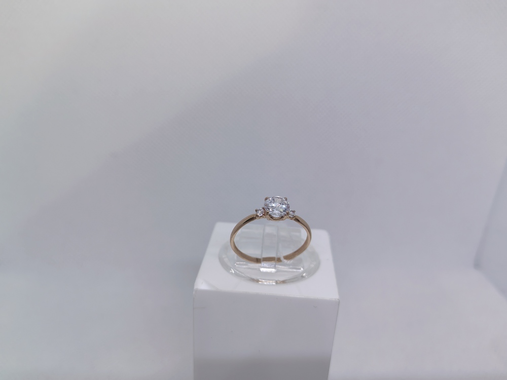 КОЛЬЦО С КАМНЯМИ (Au 585)