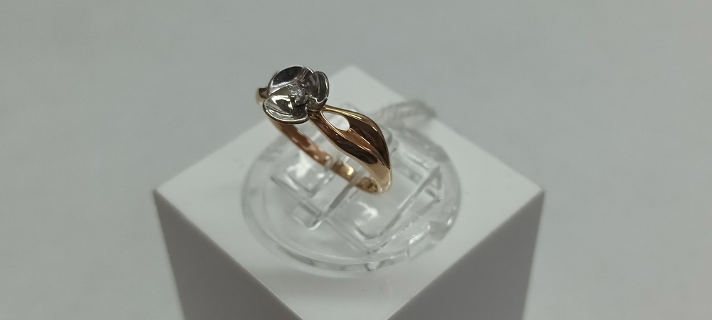 КОЛЬЦО С КАМНЕМ (Au 585)