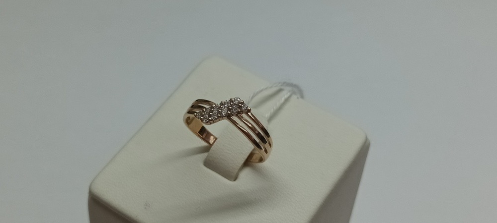 КОЛКМИ585 КОЛЬЦО С КАМНЯМИ (Au 585)
