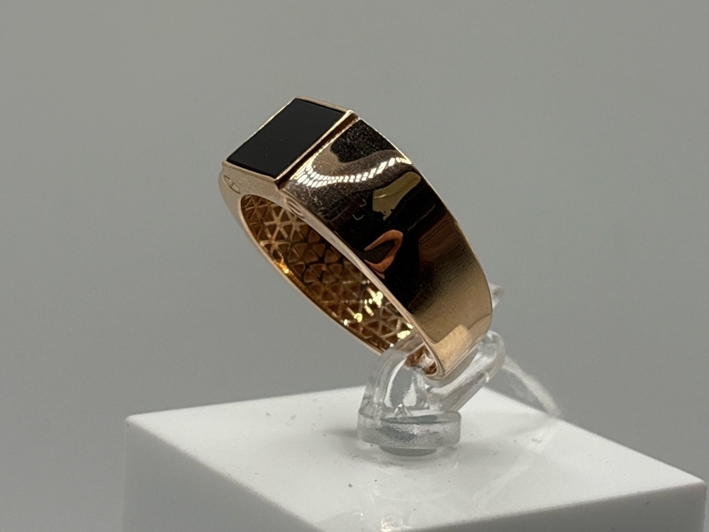 КОЛЬЦО ПЕЧАТКА с камнем (Au 585)