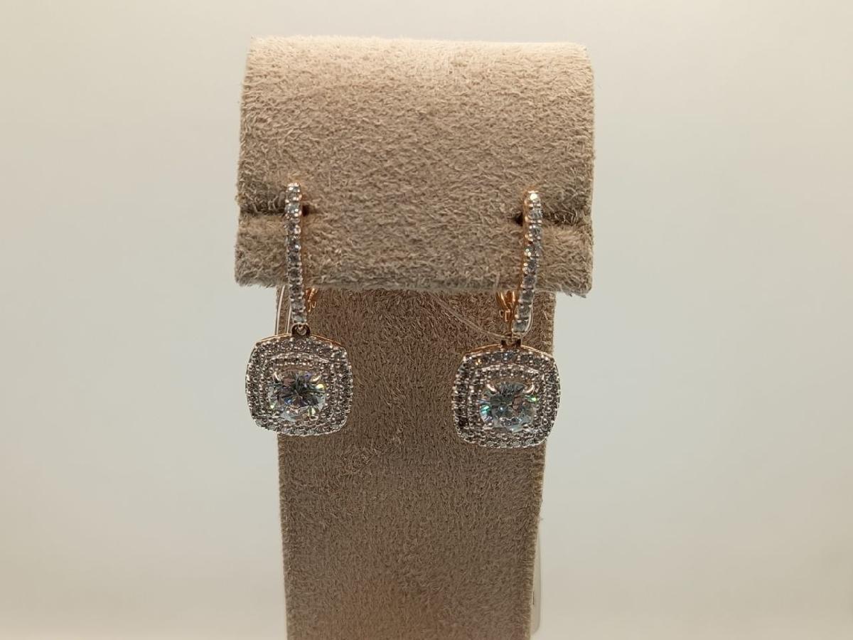 СЕРЬГИ С КАМНЯМИ (Au 585)