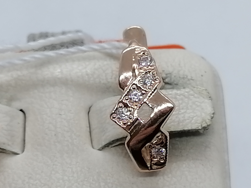 СЕРЬГИ С КАМНЯМИ (Au 585)