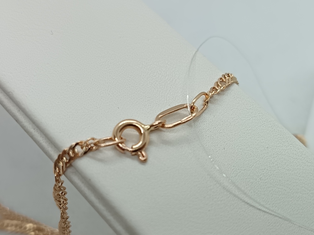 ЦЕПЬ ПУСТОТЕЛАЯ Сингапур (Au 585)