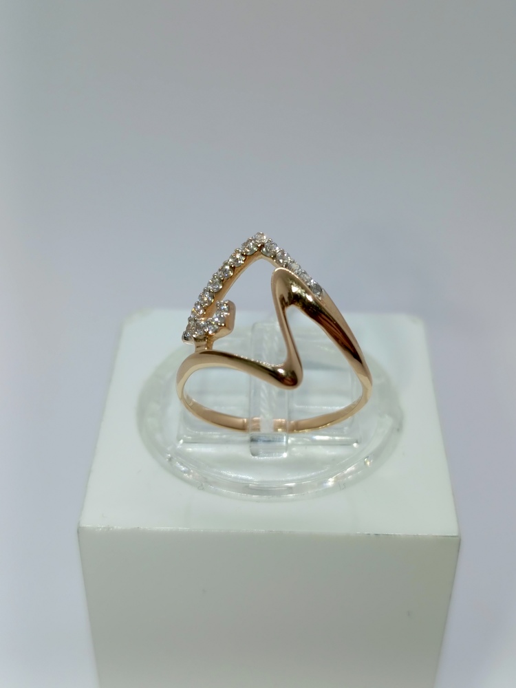 КОЛКМИ585 КОЛЬЦО С КАМНЯМИ (Au 585)