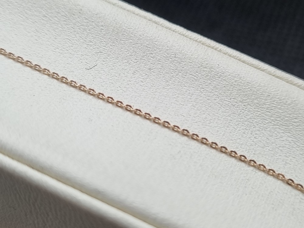 ЦЕПЬ ПОЛНОВЕСНАЯ Ромб двойной (Au 585)