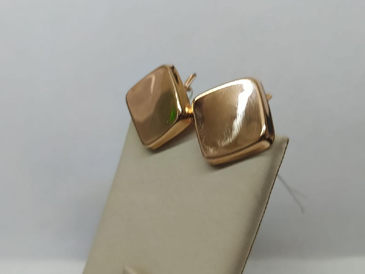 СЕРЬГИ БЕЗ КАМНЯ (Au 585)