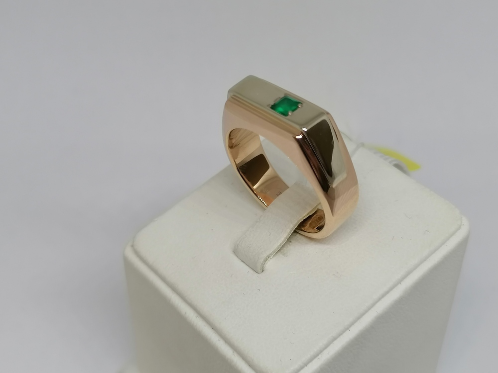 КОЛЬЦО ПЕЧАТКА оникс (Au 585)