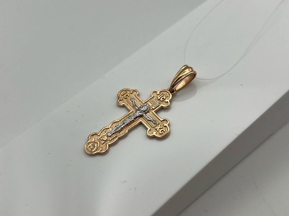 ПОДВЕСКА КРЕСТ (Au 585)