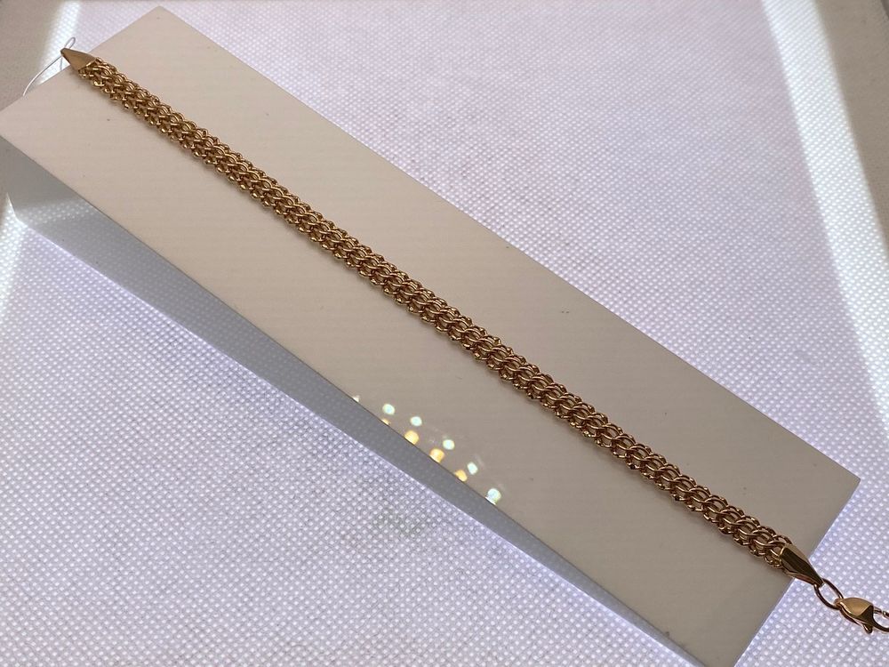 БРАСЛЕТ ПУСТОТЕЛЫЙ Итальянка (Au 585)