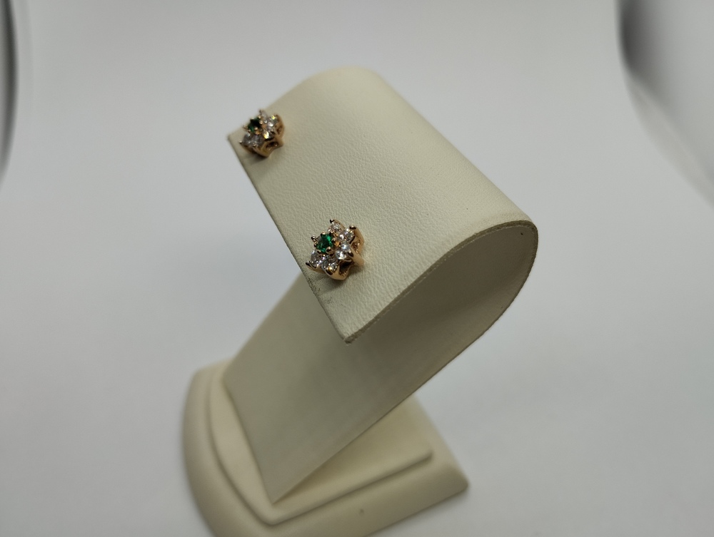 СЕРЬГИ С КАМНЯМИ (Au 585)