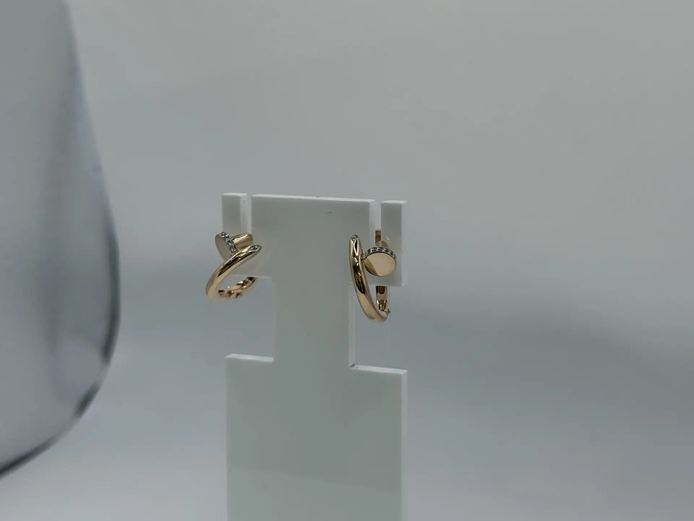 СЕРЬГИ С КАМНЯМИ (Au 585)