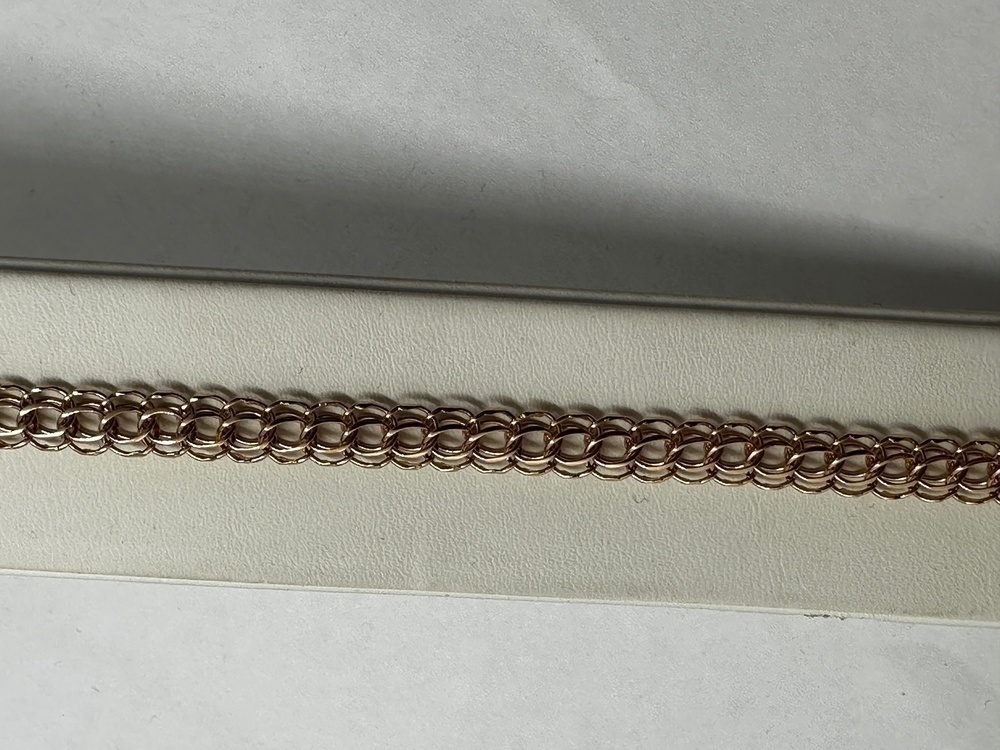 БРАСЛЕТ ПУСТОТЕЛЫЙ Итальянка Au 585