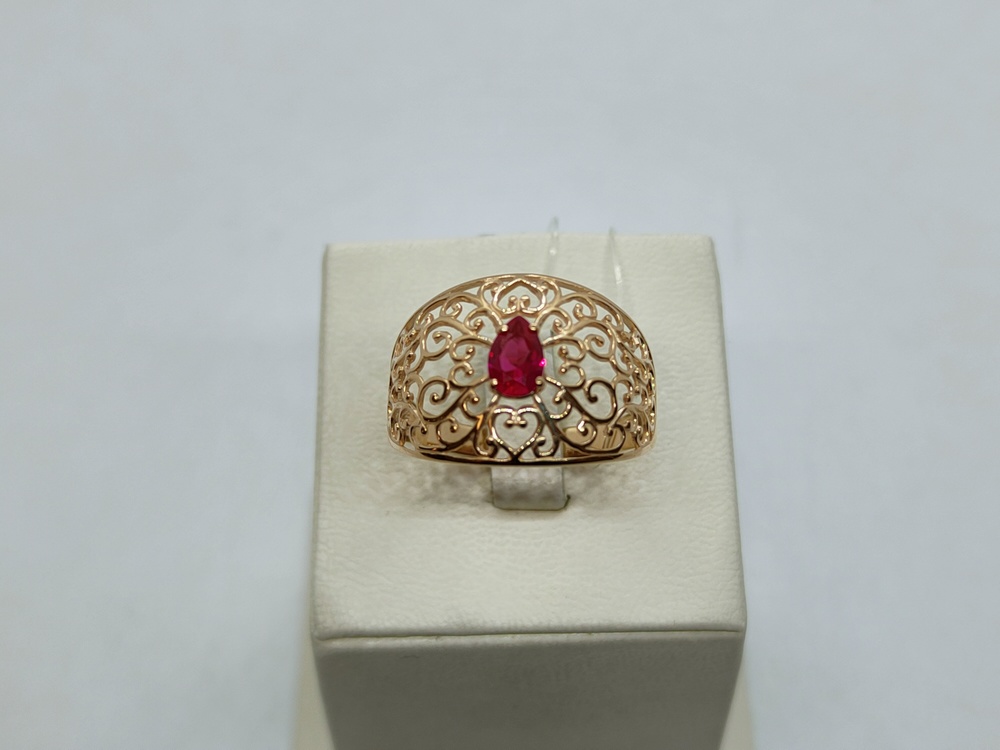 КОЛЬЦО С КАМНЕМ (Au 585)