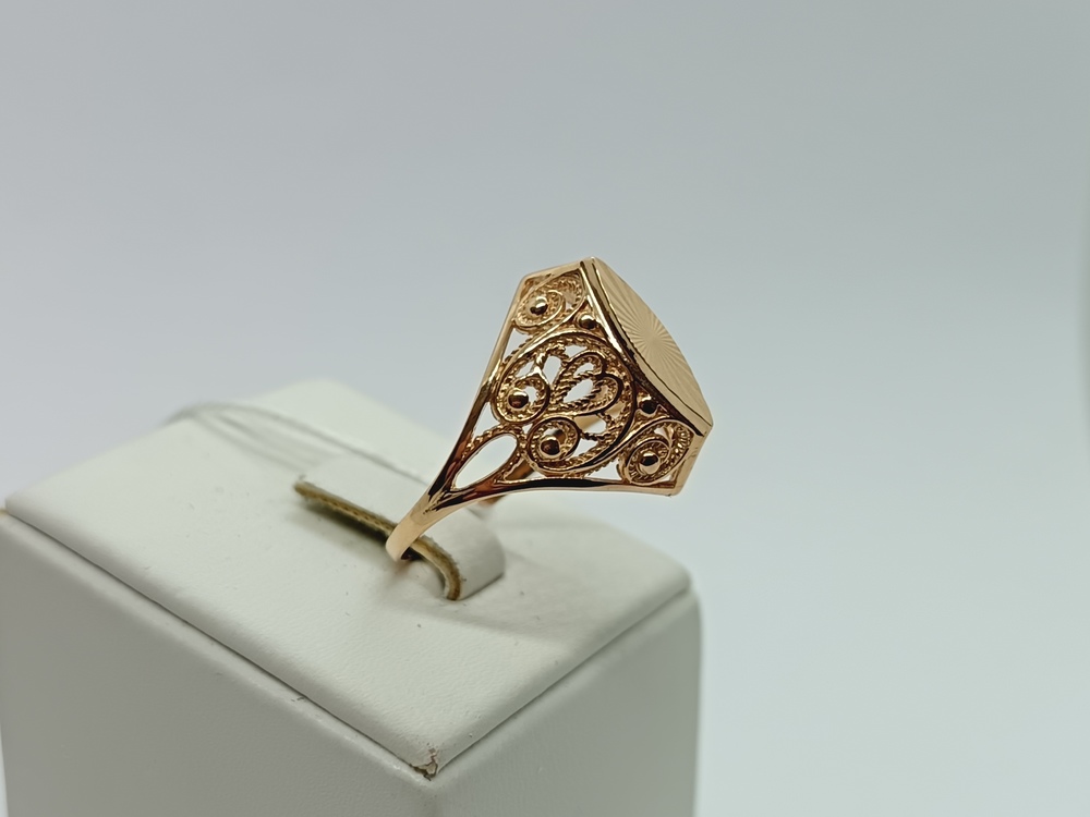 КОЛБКМ585 КОЛЬЦО БЕЗ КАМНЯ (Au 585)