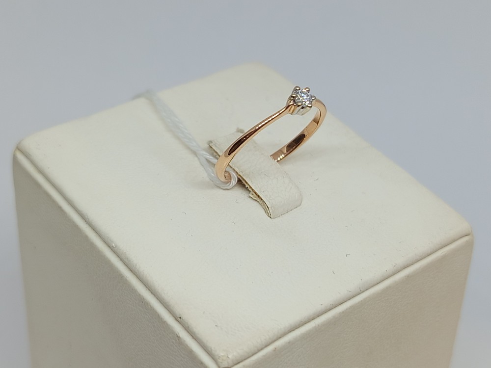 КОЛЬЦО БРИЛЛИАНТ Au 585