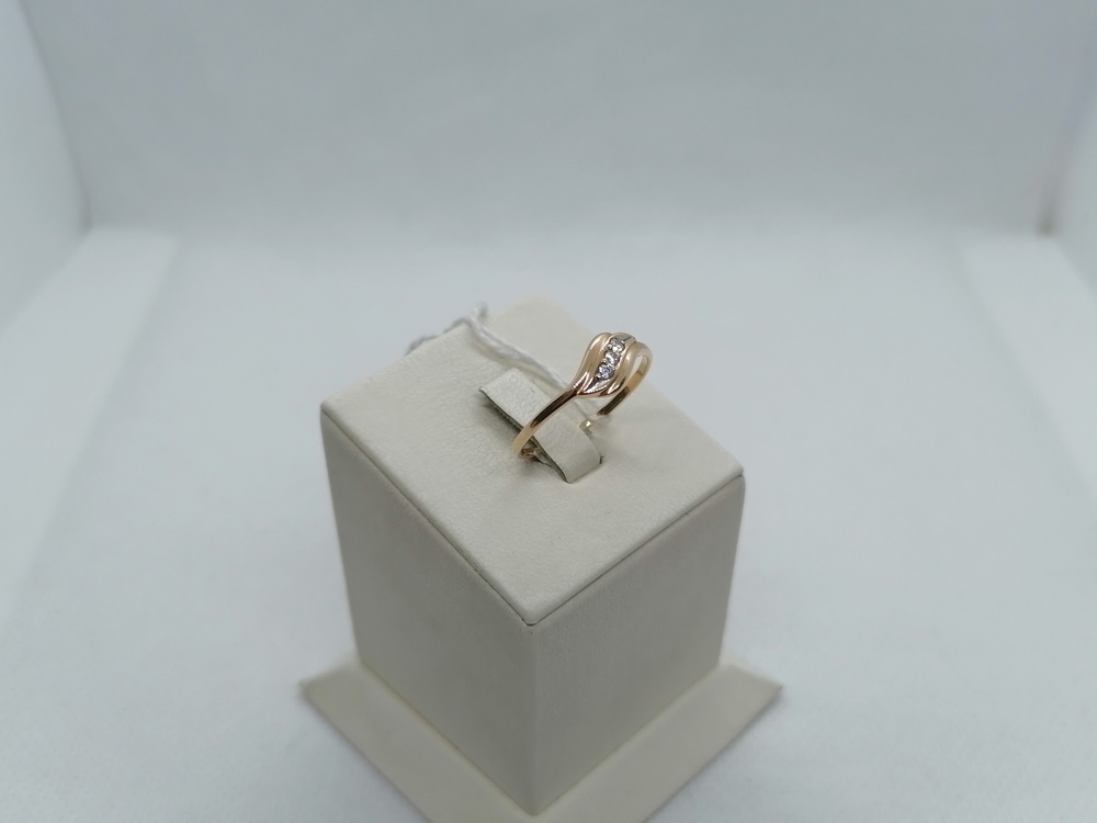 КОЛКМИ585 КОЛЬЦО С КАМНЯМИ (Au 585)