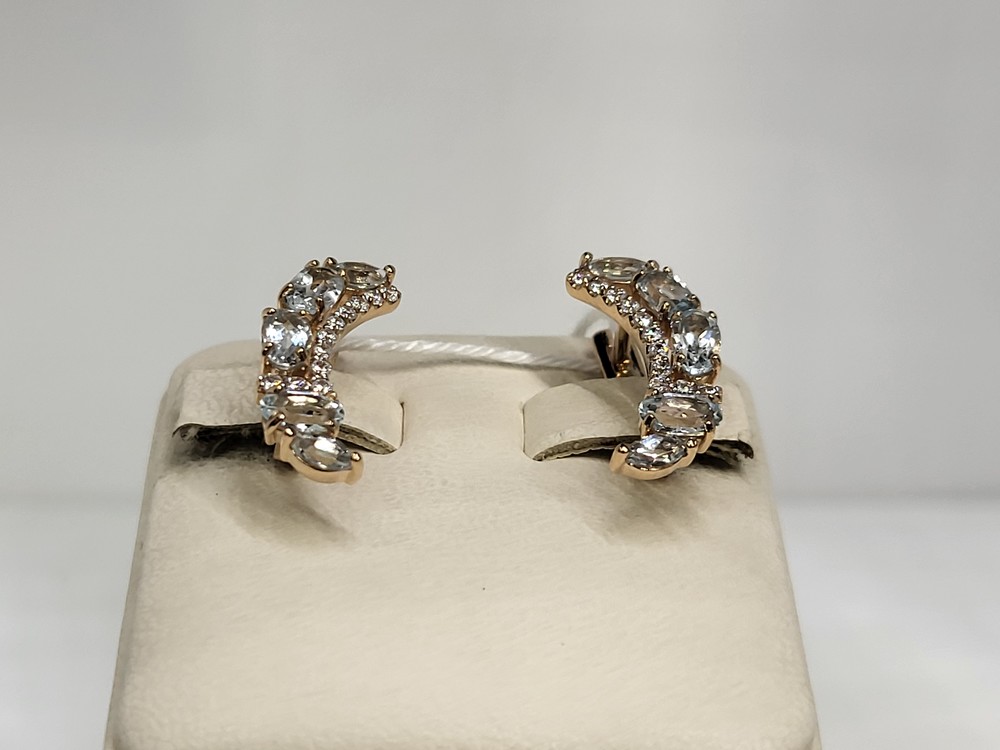 СЕРЬГИ С КАМНЯМИ (Au 585)