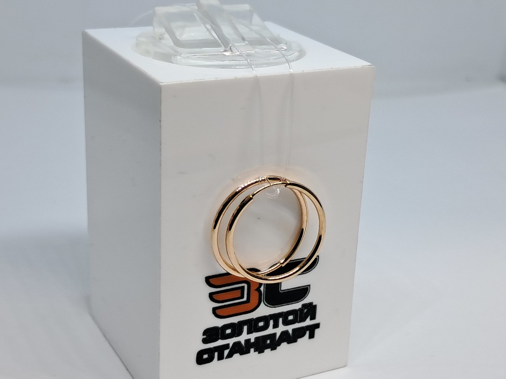 СЕРЬГИ КОНГО без камня (Au 585)