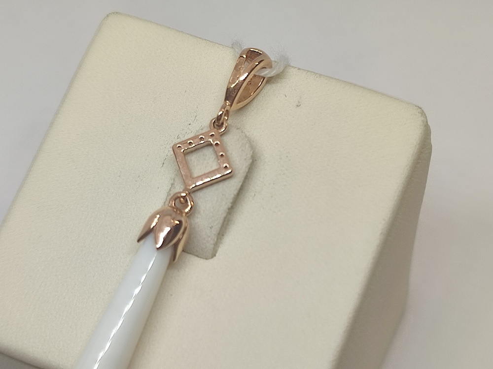 ПОДКМИ585 ПОДВЕСКА С КАМНЯМИ (Au 585)