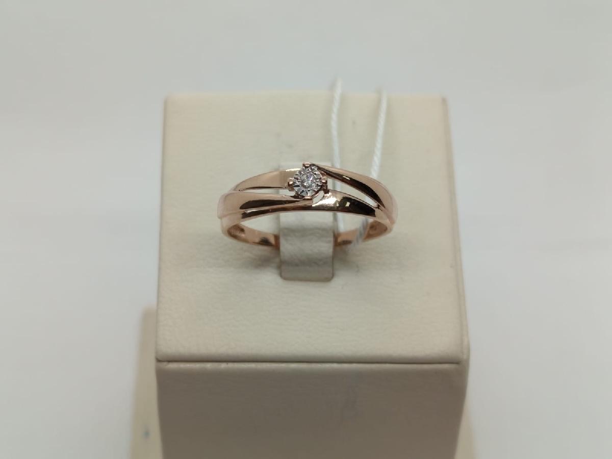 КОЛЬЦО БРИЛЛИАНТ Au 585