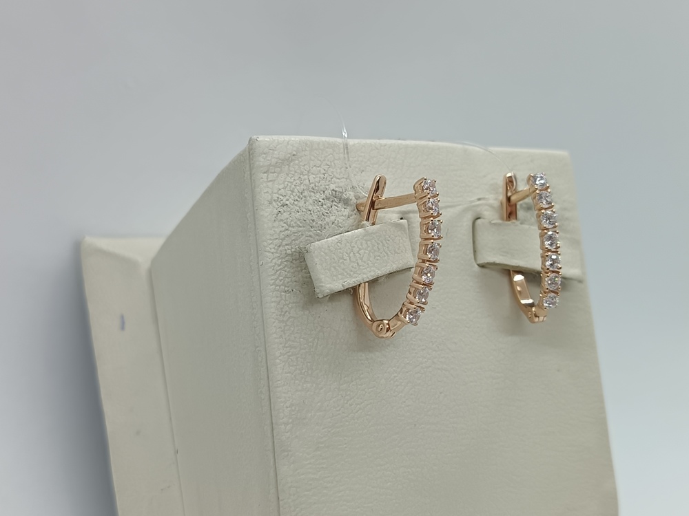 СЕРЬГИ С КАМНЯМИ (Au 585)