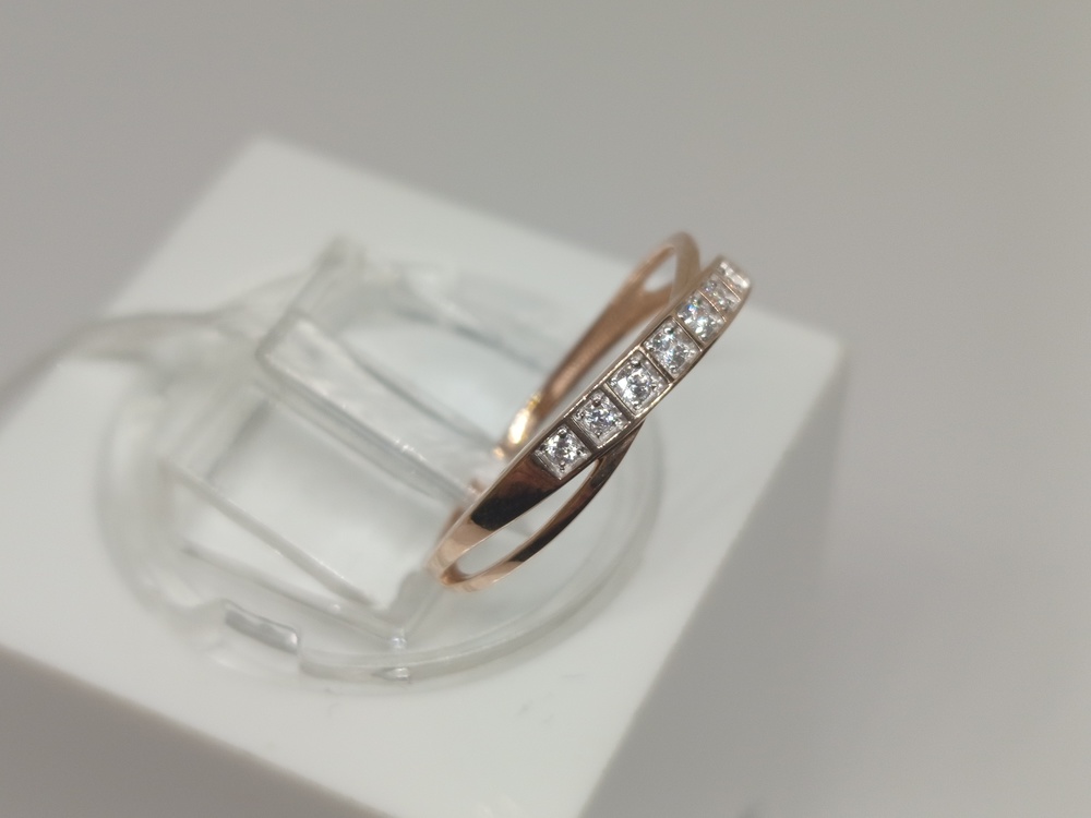 КОЛКМИ585 КОЛЬЦО С КАМНЯМИ (Au 585)