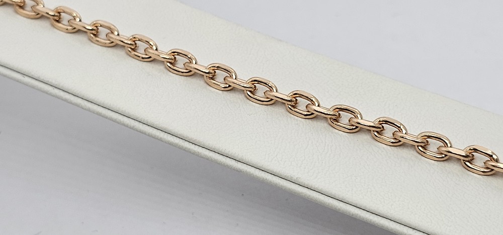 БРАСЛЕТ ПУСТОТЕЛЫЙ Якорное (Au 585)