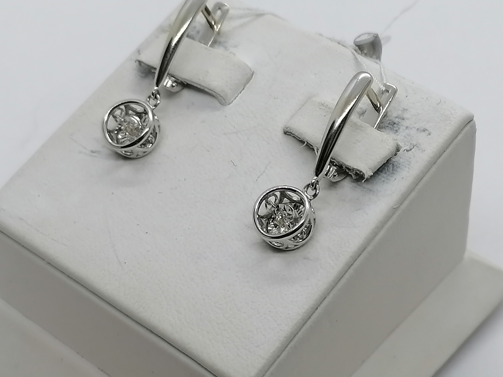 СЕРЬГИ БРИЛЛИАНТ (Au 585)