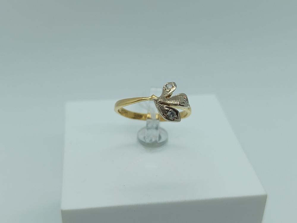 КОЛЬЦО БРИЛЛИАНТ Au 750