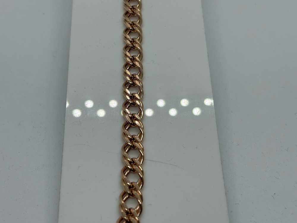 НБ 12-076ПГ БРАСЛЕТ ПУСТОТЕЛЫЙ (Au 585)