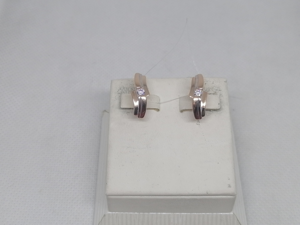 СЕРЬГИ С КАМНЕМ (Au 585) СЕРЬГИ С КАМНЕМ (Au 585)