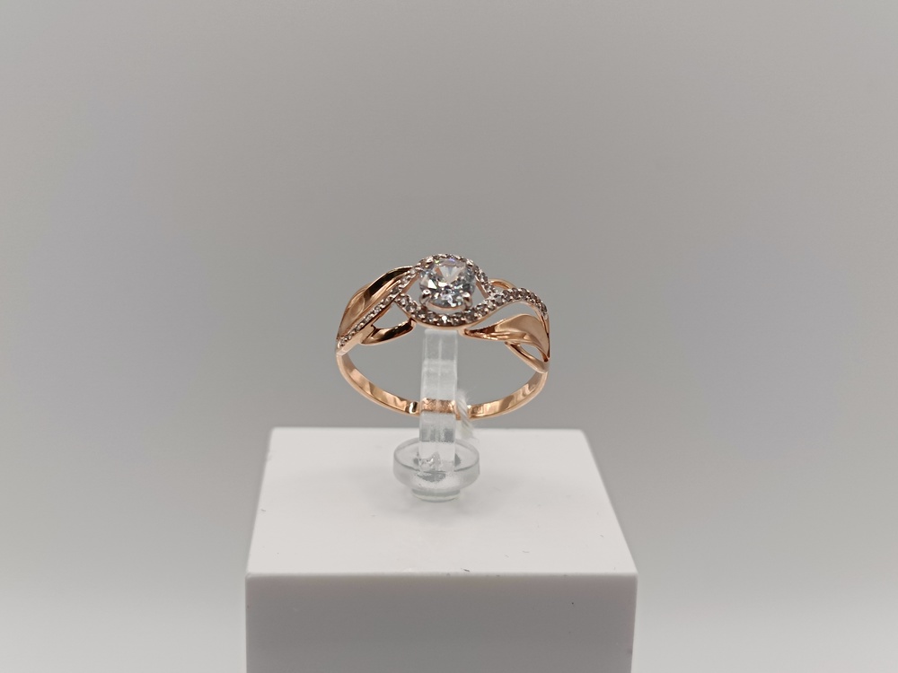 КОЛКМИ585 КОЛЬЦО С КАМНЯМИ (Au 585)