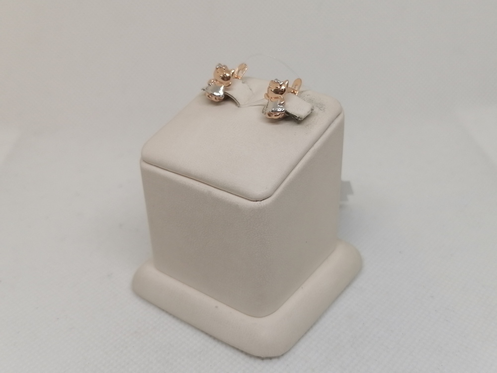 СЕРЬГИ БЕЗ КАМНЯ (Au 585)