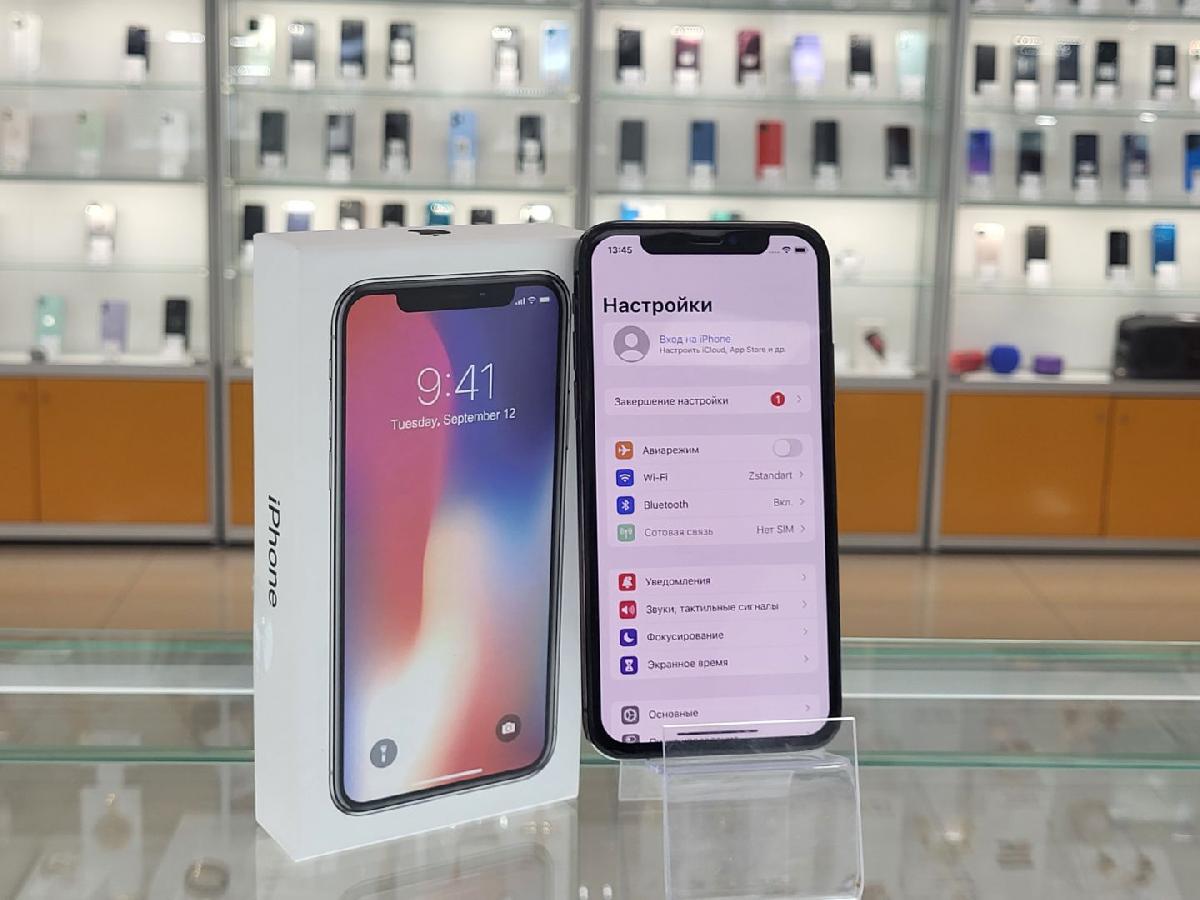 Смартфон Apple iPhone X 256Gb - купить недорого в Волгограде | Сеть  магазинов-дисконтов «Золотой Стандарт»