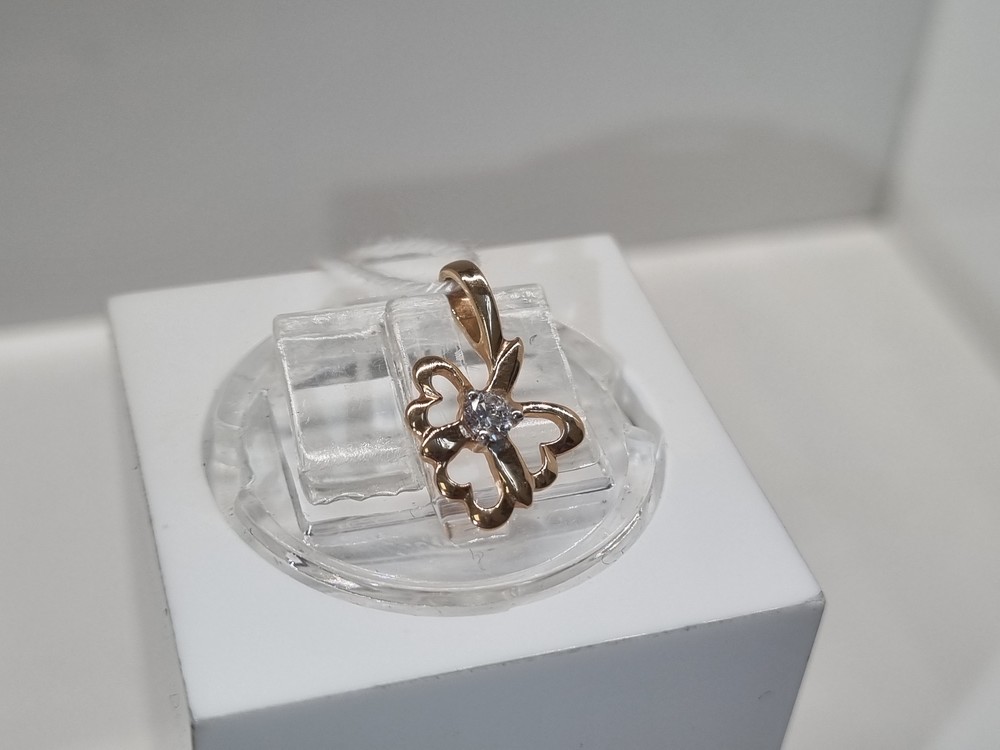 ПОДКМ585 ПОДВЕСКА С КАМНЕМ (Au 585)