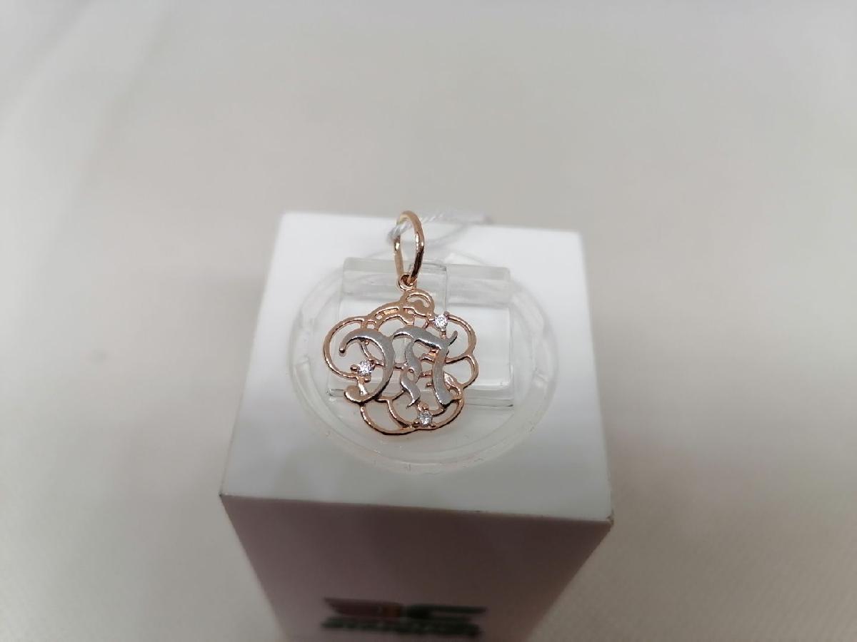 ПОДКМИ585 ПОДВЕСКА С КАМНЯМИ (Au 585)