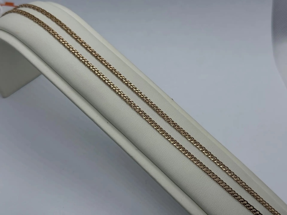 ЦЕПЬ ПОЛНОВЕСНАЯ Ромб двойной (Au 585)