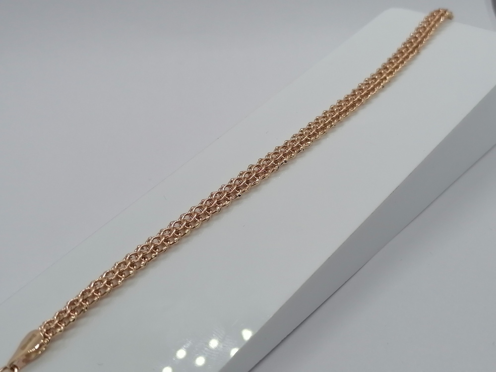 БРАСЛЕТ ПУСТОТЕЛЫЙ Итальянка (Au 585)