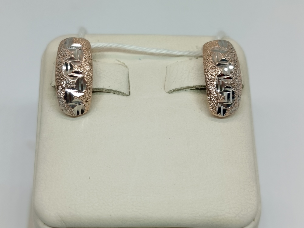 СЕРЬГИ БЕЗ КАМНЯ (Au 585)