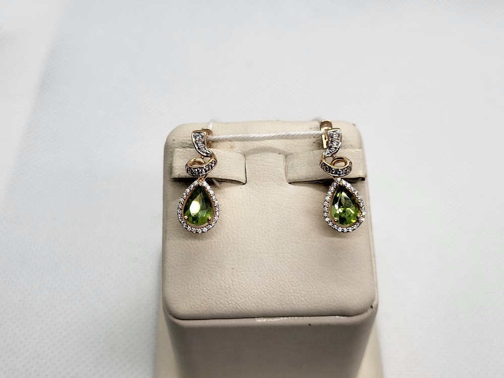 СЕРЬГИ С КАМНЯМИ (Au 585)