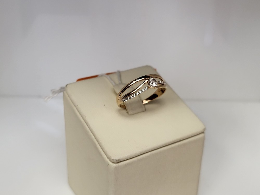 КОЛКМИ585 КОЛЬЦО С КАМНЯМИ (Au 585)